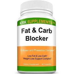 KRK Supplements Fat & Carb Blocker for Weight Loss