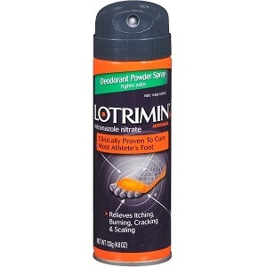 Lotrimin Athlete's Foot Deodorant Powder Spray for Athlete's Foot