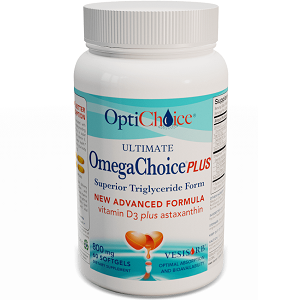 OptiChoice CoQ10 plus Omega-3 for Health & Well-Being
