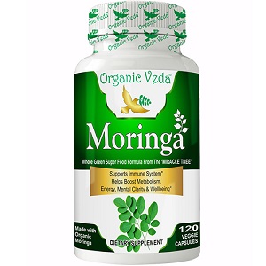 Organic Veda Moringa for Health & Well-Being