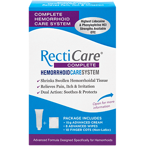 RectiCare Complete Hemorrhoid Care System for Hemorrhoid Treatment