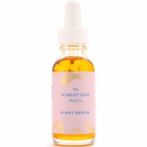 Scarlet Sage Night Serum for Anti-Aging