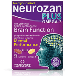 Vitabiotics Neurozan Plus Omega 3 for Brain Booster